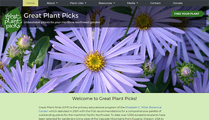 Great Plant Picks home page